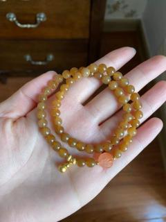 和田玉糖玉手链这样搭,气质翻倍✨